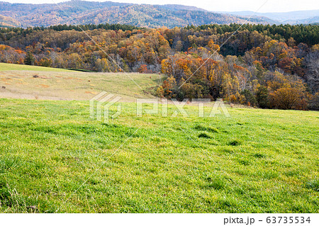 ニセコ周辺の紅葉風景 / 北海道の観光イメージ ニセコ周辺の紅葉風景 / 北海道の観光イメージ 63735534