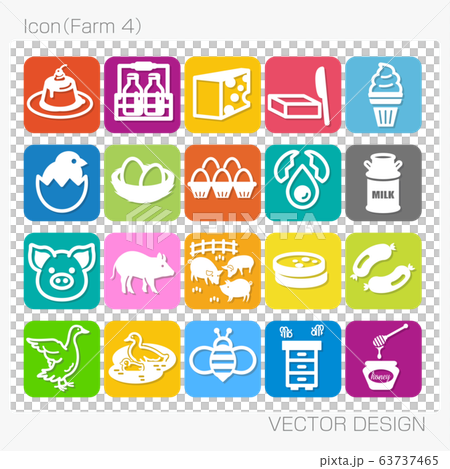 圖標/牧場（農場4）矢量設計 63737465