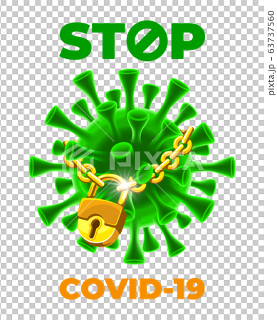 Stop Coronavirus Covid-19 Disease Outbreak Concept - Stock Illustration ...