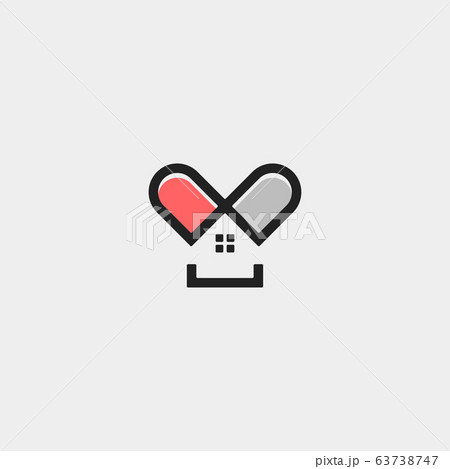 Home Capsule Logo Template Vector Design Home Capsule Logo Template Vector Design 63738747