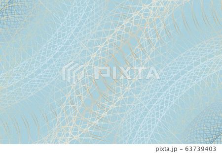 Guilloche vector background, thin wavy lines design 63739403