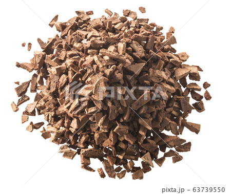 Freeze-dried chicory drink granules pile, paths, 63739550