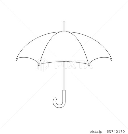 Line style icon of umbrella. Security, protection Line style icon of umbrella. Security, protection 63740170