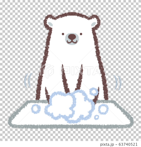 Hand wash polar bear size 63740521