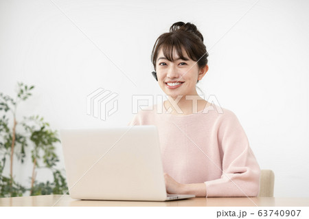 テレワーク ビデオチャット イメージ テレワーク ビデオチャット イメージ 63740907