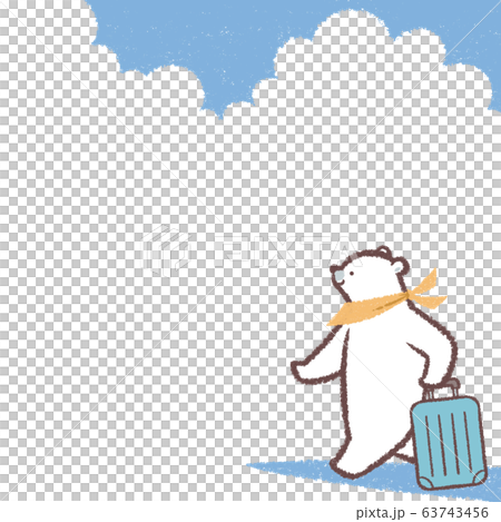 Travel polar bear large blue sky frame 63743456