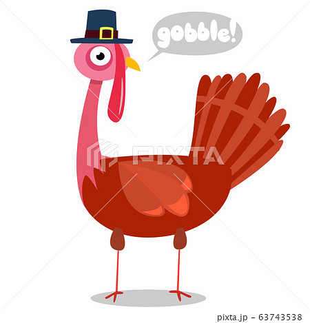 Smiling Turkey Bird Cartoon Character Smiling Turkey Bird Cartoon Character 63743538