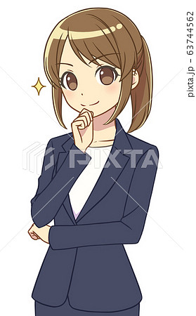 スーツの女性 キリッ スーツの女性 キリッ 63744562