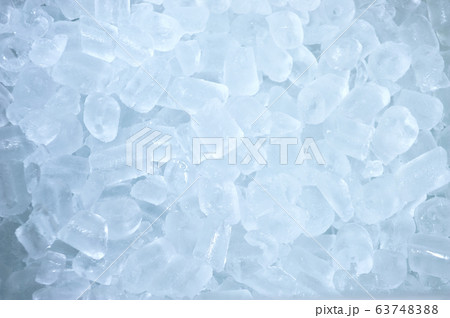 ice Tube in the bucket abstract background. 63748388