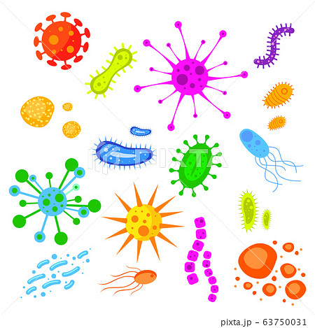Germs organic bacteria. Germs organic bacteria. 63750031