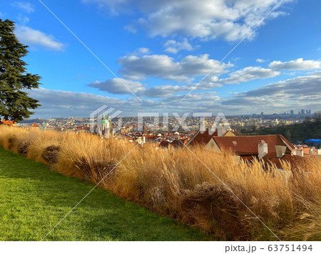 View from garden next to Schwarzenberg Palace., View from garden next to Schwarzenberg Palace., 63751494