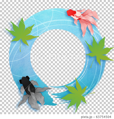 泳ぐ金魚 63754504