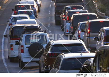 渋滞イメージ　東京　 63755397