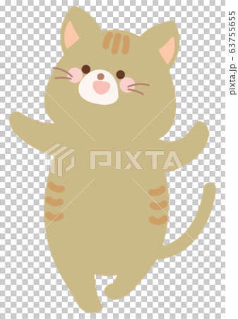 跳舞的貓的插圖 跳舞的貓的插圖 63755655