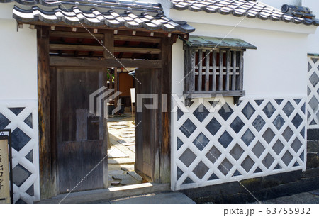 萩旧菊屋家の裏口の景色 萩旧菊屋家の裏口の景色 63755932