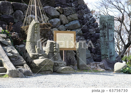 丸岡城 石製鯱（福井県 坂井市 丸岡町） 63756730