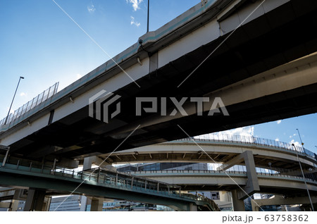 高速道路 首都高速金港ジャンクション 2020.03 c-1 高速道路 首都高速金港ジャンクション 2020.03 c-1 63758362