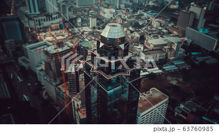 Central embassy mall and Ploenchit views from above, in Bangkok Thailand 63760985