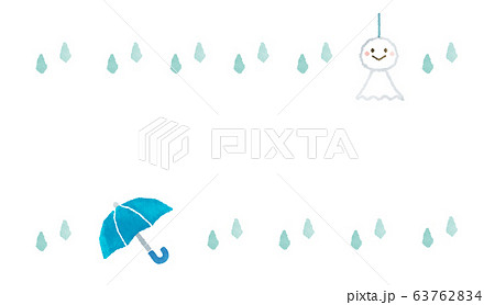雨の日のフレーム 雨の日のフレーム 63762834