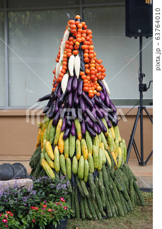 Sculpture made from tropical fruits and vegetable. Always rinse with water to maintain freshness. Sculpture made from tropical fruits and vegetable. Always rinse with water to maintain freshness. 63764010