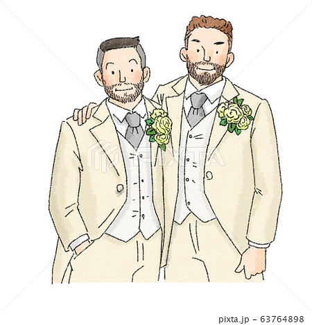 ウエディング　同性　男性　 63764898