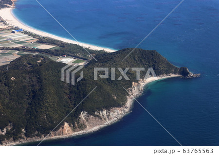淡路島の押登岬を空撮 淡路島の押登岬を空撮 63765563