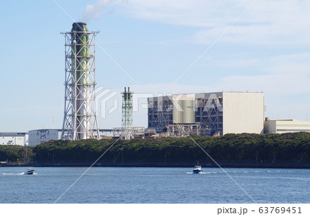 扇島の火力発電所の景色 63769451