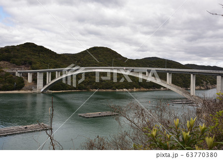 岡山県備前市頭島の美しい橋 岡山県備前市頭島の美しい橋 63770380