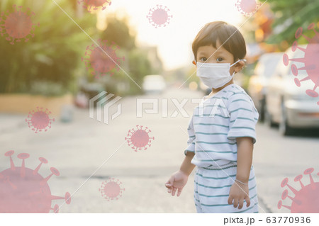 Virus and people for infection risk and disease prevention measures 63770936