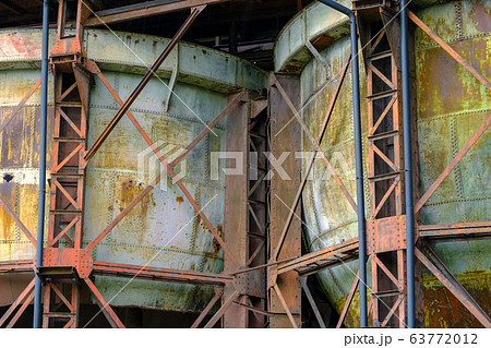 Black and white abstract industrial backround 63772012