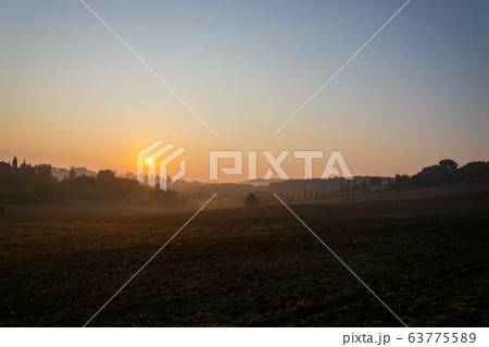 Sunrise at the Tuscany, Italy Sunrise at the Tuscany, Italy 63775589