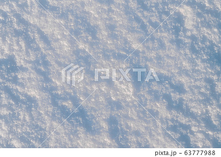 White Snow Cover Surface Background. 63777988