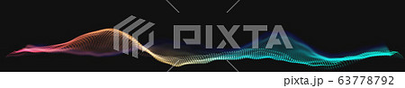 Colorful Spectrum Colors Wavy Particles Colorful Spectrum Colors Wavy Particles 63778792