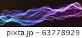 Blue and Purple Wavy Particle Surface 63778929