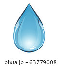 Blue Water Drop 63779008