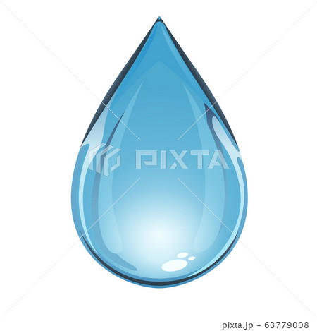 Blue Water Drop 63779008