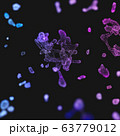 Molecular Particles Futuristic Design 63779012