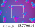 Fluid Gradient Shapes with White Frame 63779014