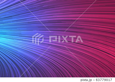 Curled Lines Colorful Background 63779017