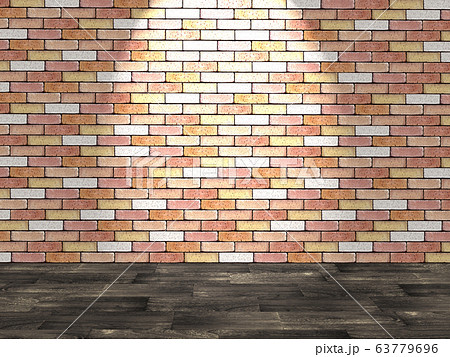 レンガ 壁 床 背景 素材のイラスト素材