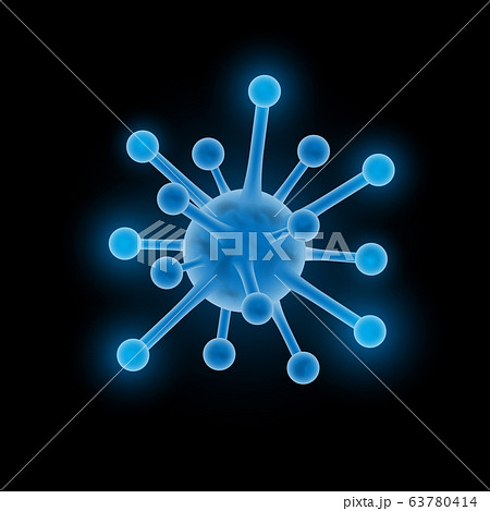 Virus graphic for Coronavirus disease COVID-19 63780414