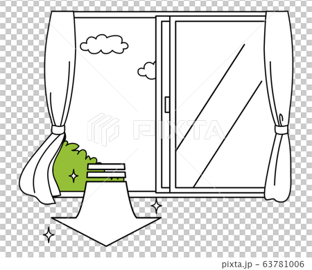 Illustration of a window replacing air 63781006