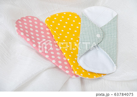 布ナプキン／生理イメージ／妊活／妊娠 63784075