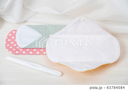 布ナプキン／生理イメージ／妊活／妊娠 63784084