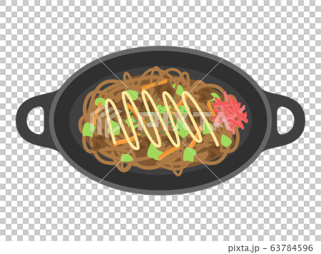 Illustration of sauce fried noodles 63784596