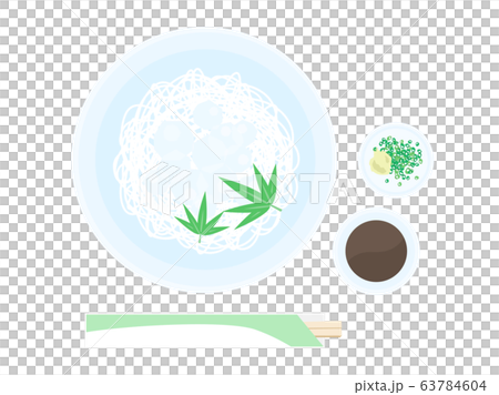 Illustration of somen Illustration of somen 63784604