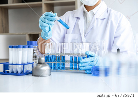 Scientist or medical in lab working in 63785971