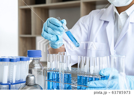 Scientist or medical in lab working in Scientist or medical in lab working in 63785973