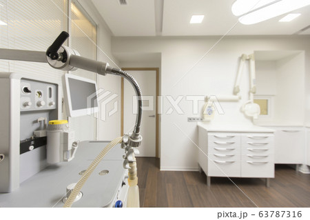 Dentistry room with modern equipment for making operations 63787316