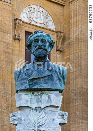 Giuseppe Verdi Statue in Palermo Giuseppe Verdi Statue in Palermo 63790553